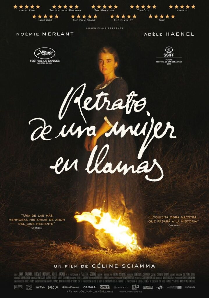 6 películas para el 26 de abril: Retrato de una mujer en llamas.